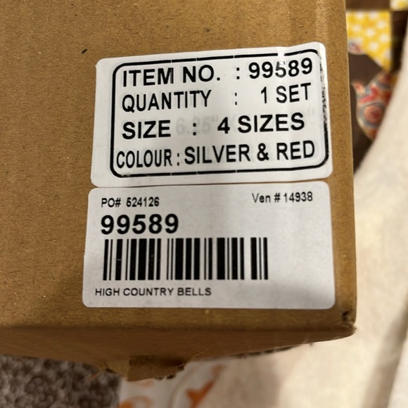 Only 2 more sets!! Set of 4 High Country Bells, Sundance, New in Box metal - Picture 6 of 6
